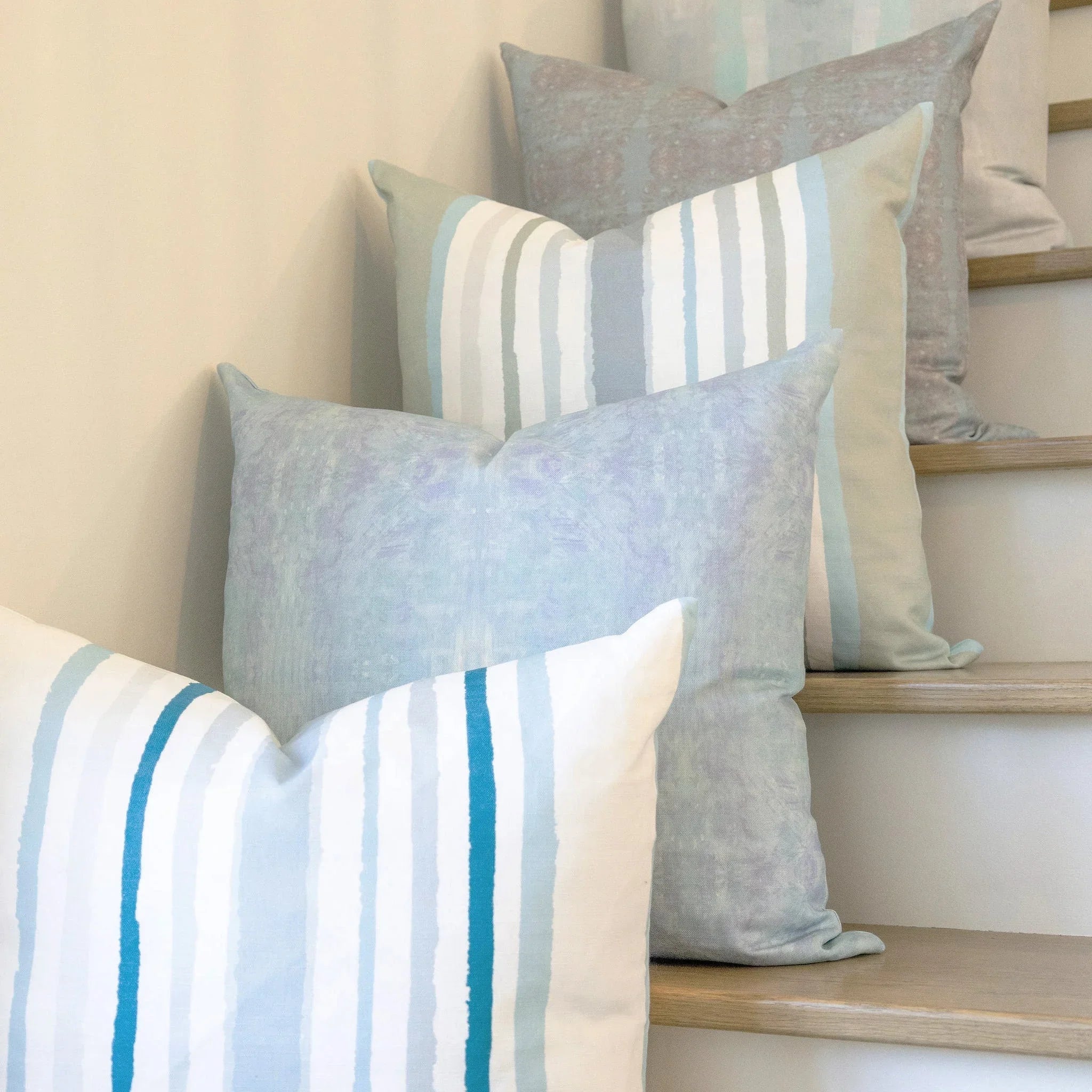 Luxury Blue Wallpaper, Fabric & Pillows