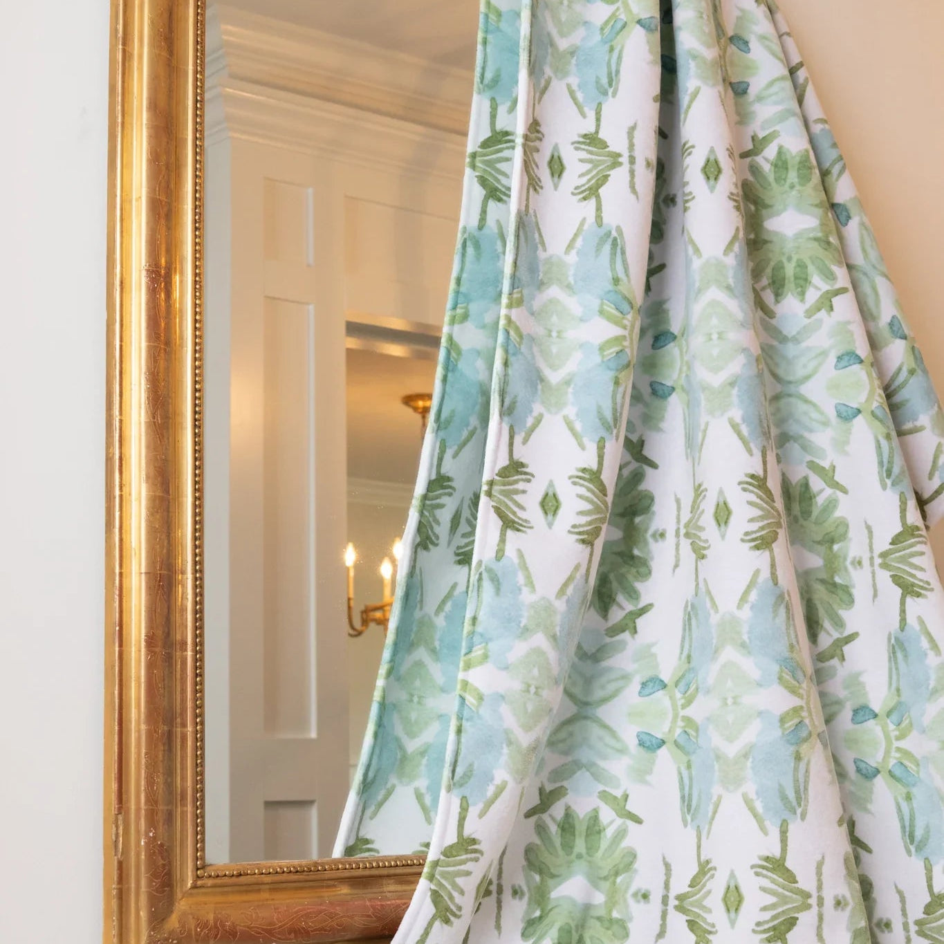 Luxury Green Wallpaper, Fabric & Pillows