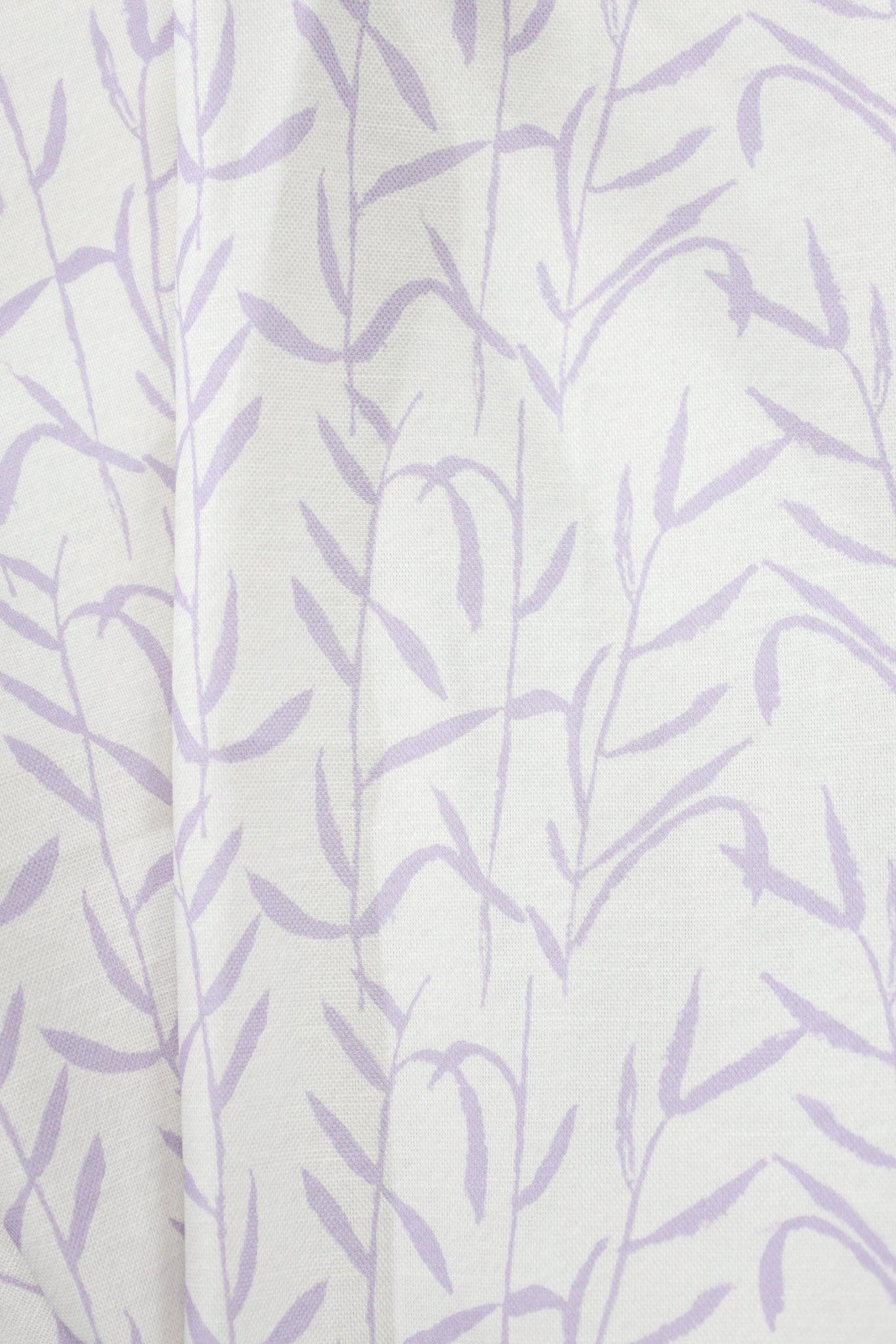 Botanic Hazy Lilac Luxury Fabric - Truett Designs