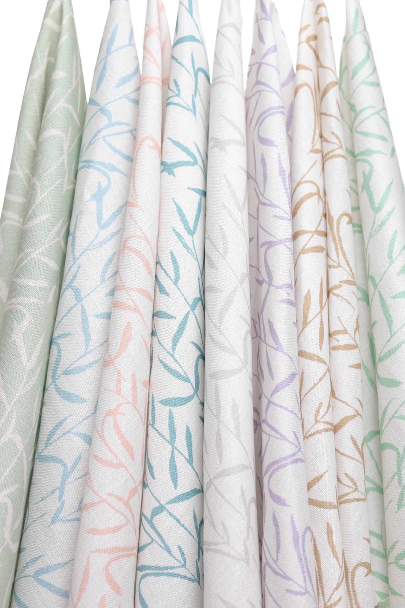 Botanic Mint Luxury Fabric - Truett Designs