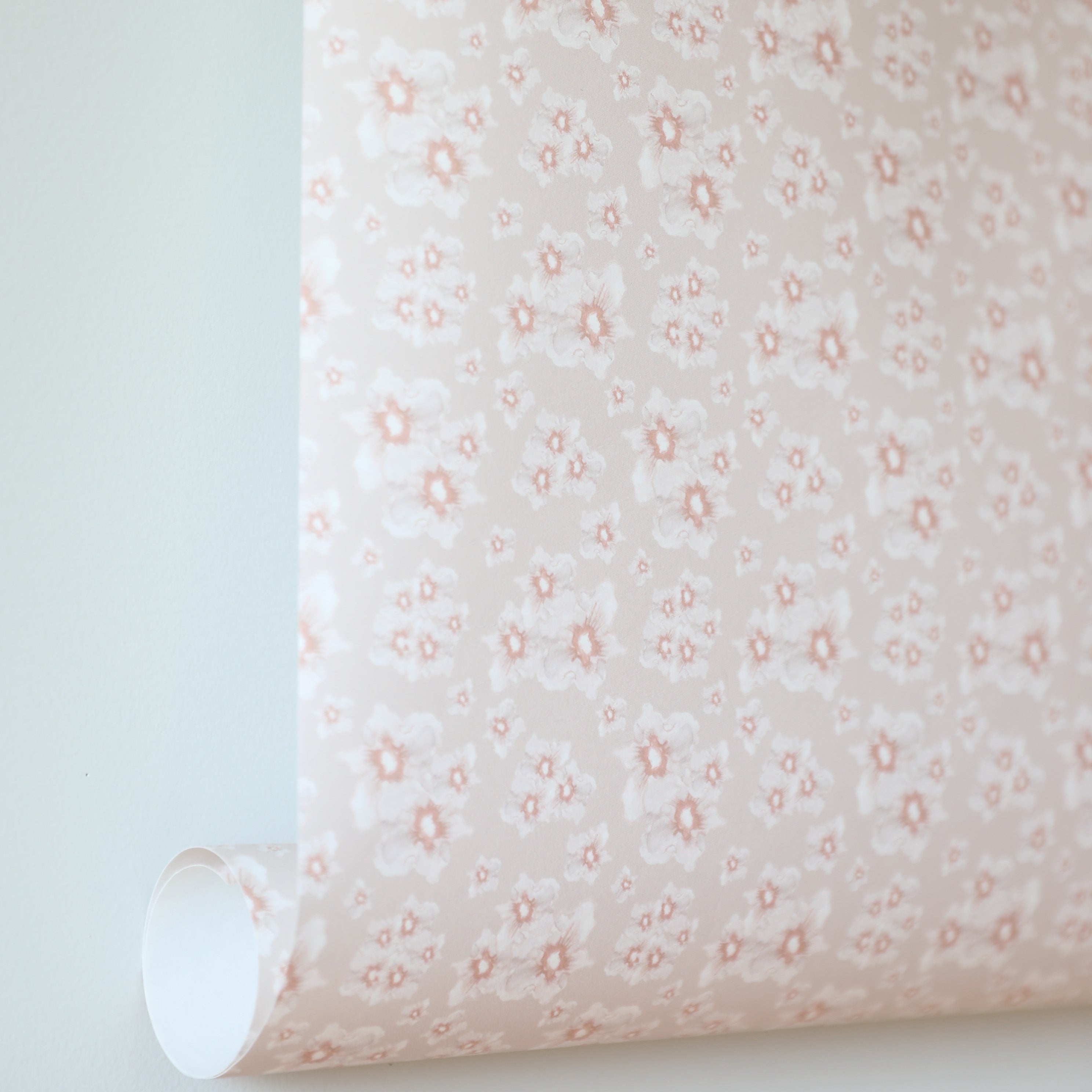 Cottage Garden luxury wallpaper with a small-scale floral pattern inspired by traditional English gardens, ideal for custom interiors, refined bedrooms, charming powder rooms, tailored living spaces, and luxury residential design projects.
