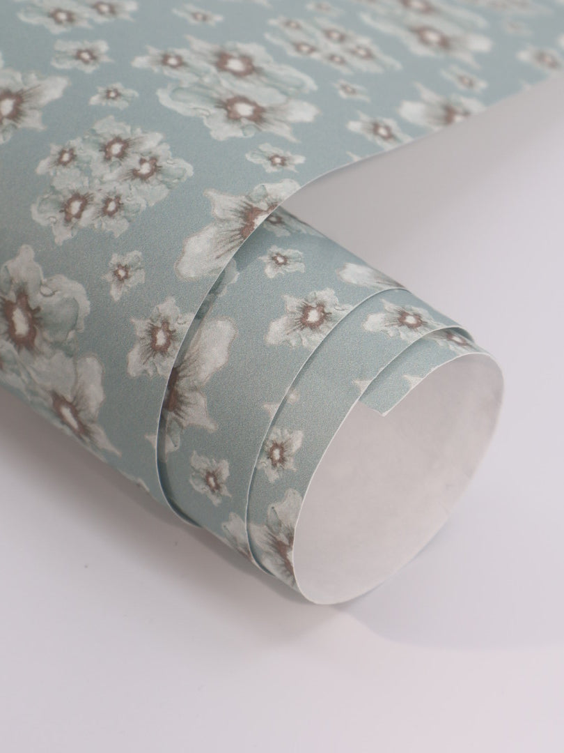 Cottage Garden luxury wallpaper with a small-scale floral pattern inspired by traditional English gardens, ideal for custom interiors, refined bedrooms, charming powder rooms, tailored living spaces, and luxury residential design projects.