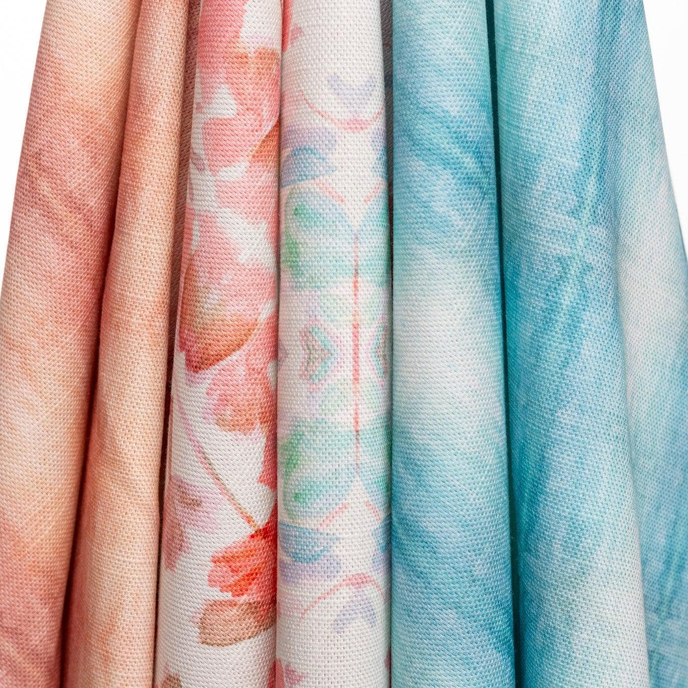 Painted Plaid Seaside Fabric - Truett Designs