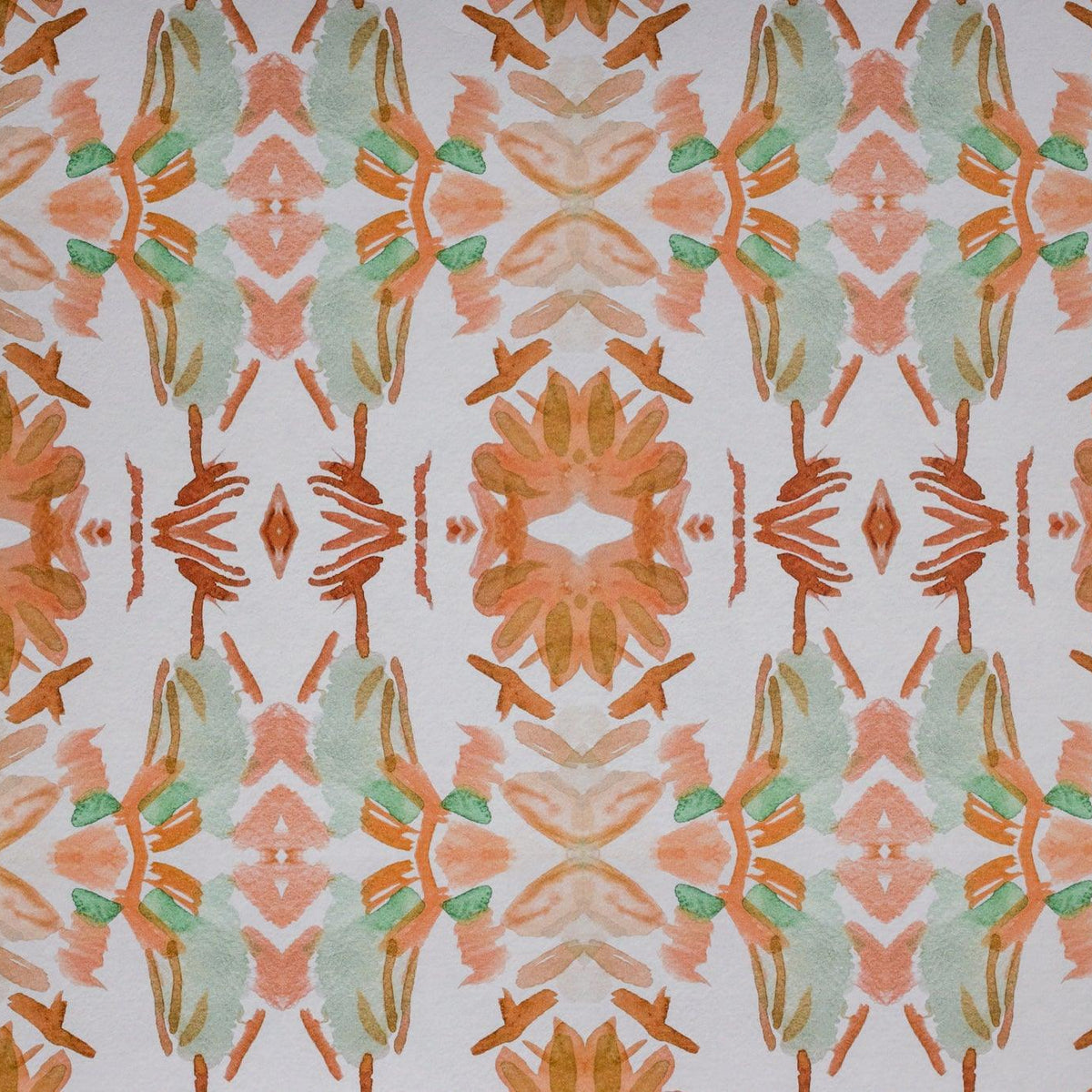 Wildflowers I Orange Wallpaper - Truett Designs