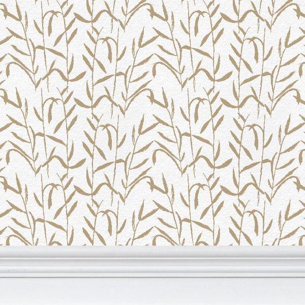 Botanic Brass Luxury Wallpaper - Truett Designs