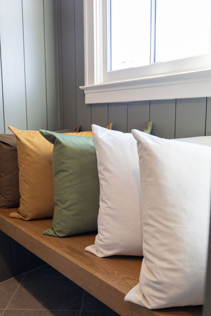 Highclere Solid Soft Velvet Pillows