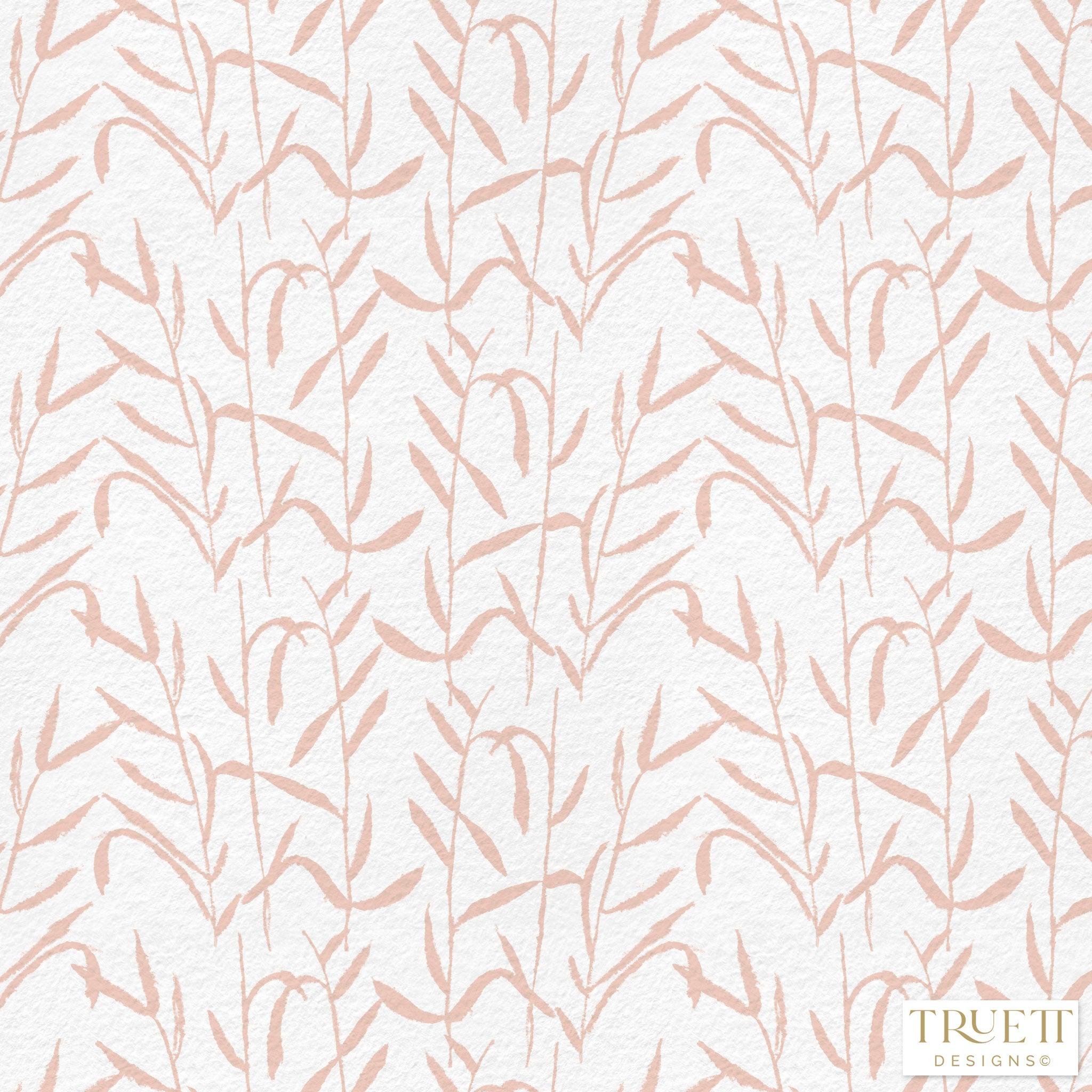 Botanic Blush Luxury Wallpaper - Truett Designs
