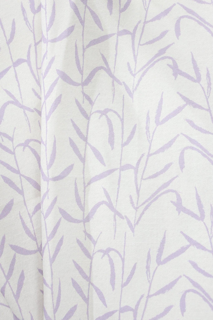 Botanic Hazy Lilac Luxury Fabric - Truett Designs