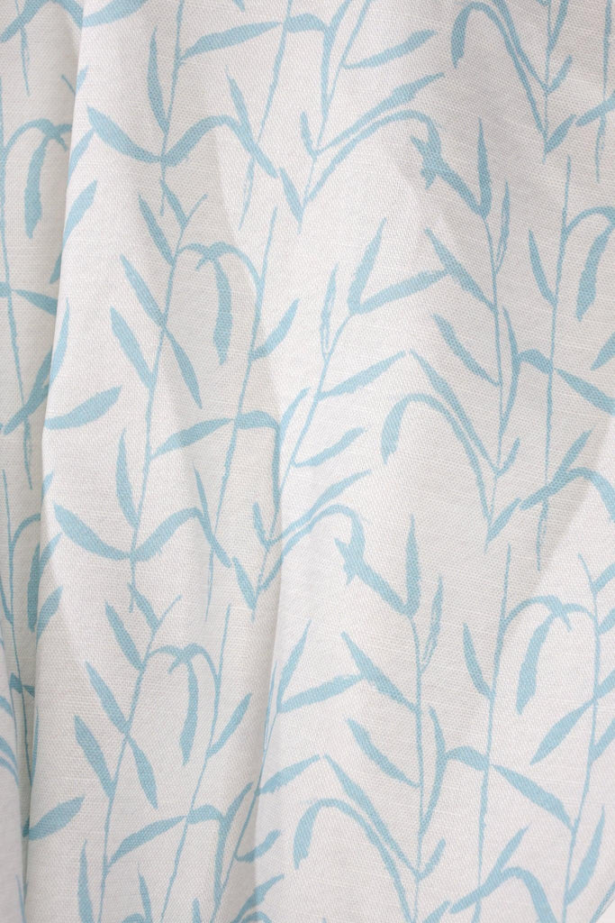 Botanic Mediterranean Sky Luxury Fabric - Truett Designs