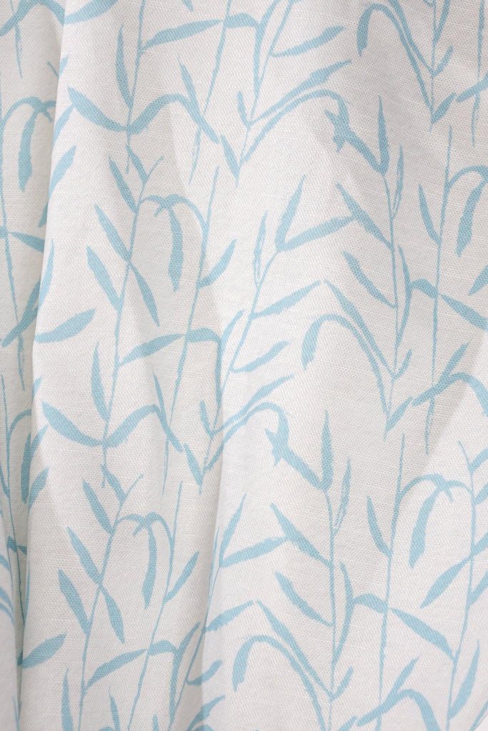 Botanic Mediterranean Sky Luxury Fabric - Truett Designs