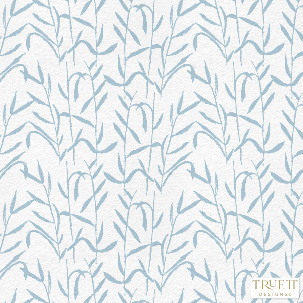 Botanic Mediterranean Sky Luxury Wallpaper - Truett Designs