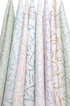 Botanic Platinum Luxury Fabric - Truett Designs