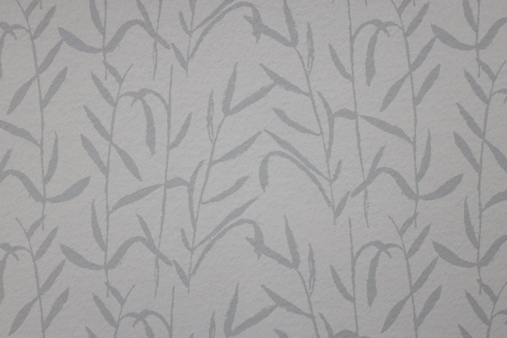 Botanic Platinum Luxury Wallpaper - Truett Designs