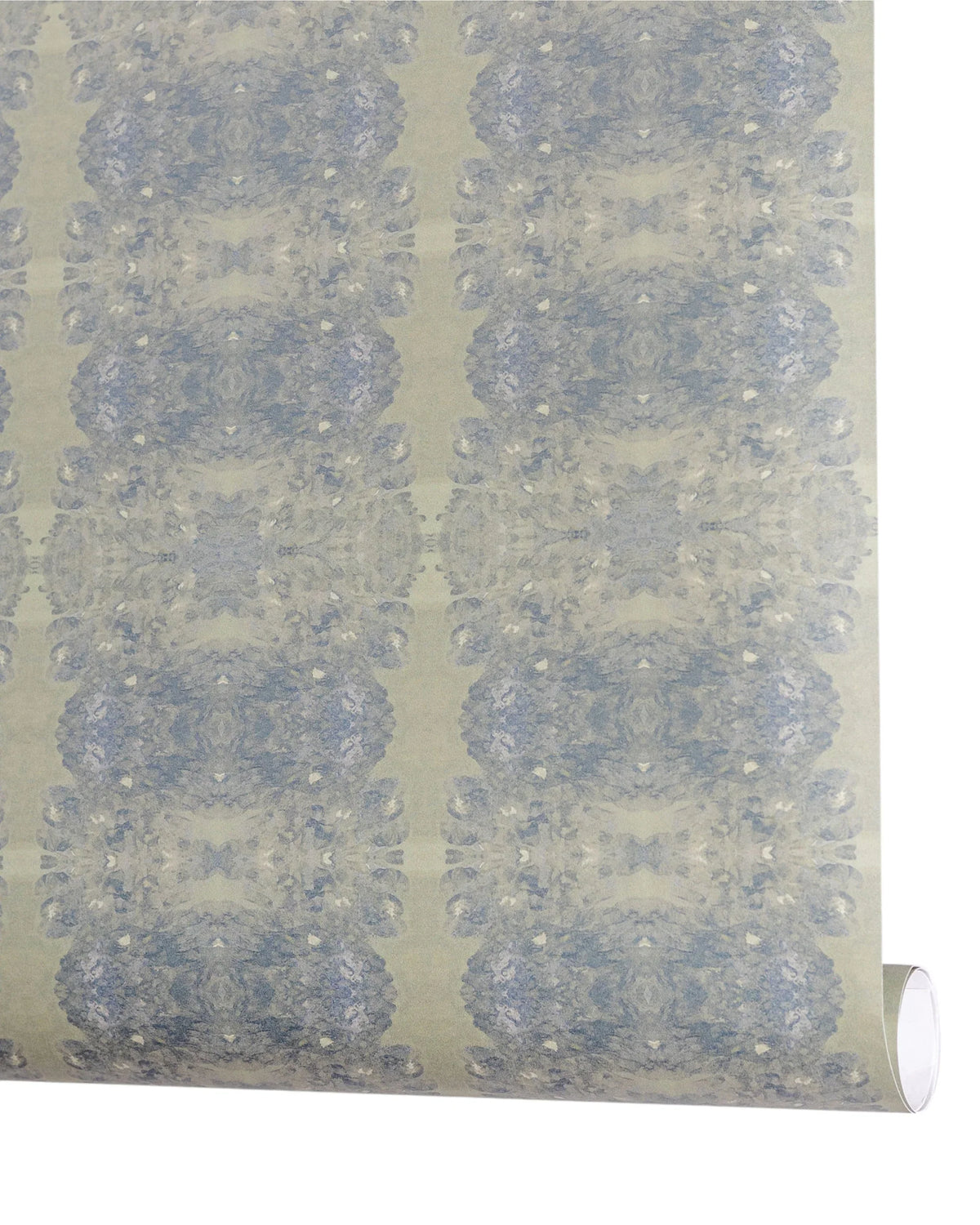 Luxury abstract wallpaper in rich rosemary green tones with layered organic movement and artistic detail, designed for modern traditional interiors, luxury bedrooms, powder rooms, dining spaces, and collected contemporary homes. Sustainably printed in England by Truett Designs.