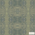 Luxury abstract wallpaper in rich rosemary green tones with layered organic movement and artistic detail, designed for modern traditional interiors, luxury bedrooms, powder rooms, dining spaces, and collected contemporary homes. Sustainably printed in England by Truett Designs.
