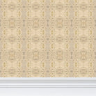 Centerpiece White Hydrangea Luxury Wallpaper by Truett Designs featuring a hydrangea pattern in creamy white, soft ivory, and subtle olive green tones. Sustainably printed in England, this designer floral wallpaper adds depth, texture, and timeless elegance to bedrooms, living rooms, dining rooms, and entryways. A favorite among interior designers for luxury residential interiors, it pairs beautifully with natural linens, tailored upholstery, antiques, and warm wood finishes.