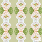 Flowering Dogwoods Fernwood Green Wallpaper - Truett Designs