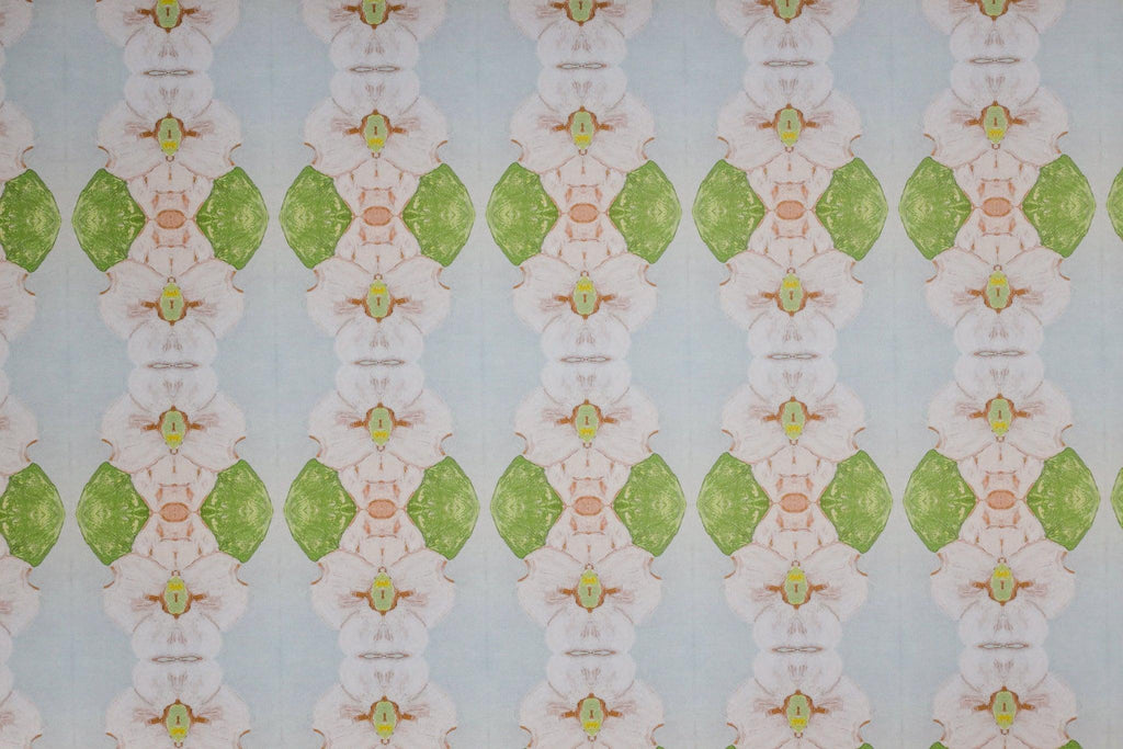 Flowering Dogwoods Light Blue Wallpaper - Truett Designs