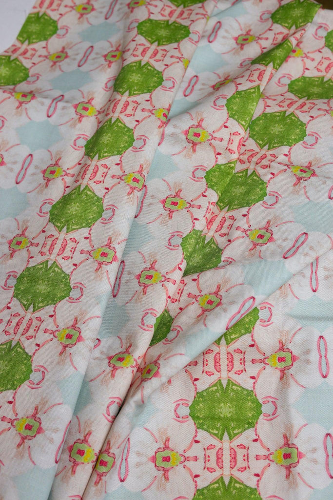 Pink Dogwoods Fabric - Truett Designs