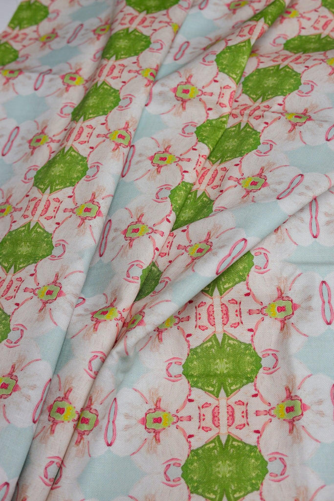 Pink Dogwoods Fabric - Truett Designs