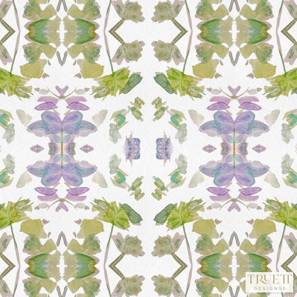 The Fields Lupine Wallpaper - Truett Designs