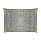 The Gardens Bronze Iris luxury decorative pillow featuring an abstract floral pattern with layered artistic movement and rich bronze, plum, and earthy tones, handcrafted in England for luxury living rooms, designer-curated interiors, thoughtfully layered spaces, and modern traditional homes.