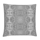 Trees Ash Luxury Pillow by Truett Designs featuring an abstract botanical pattern inspired by oak leaves in sophisticated ash gray and soft neutral tones. Handcrafted in England from sustainably printed luxury fabric, this designer decorative pillow offers a fresh, modern interpretation of a nature-inspired design. The versatile palette brings subtle texture, depth, and contemporary elegance to sofas, beds, accent chairs, and window seats. Ideal for interior designers seeking luxury throw pillows, artisan-c