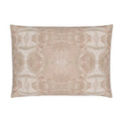 Trees Blush & Mocha Luxury Pillow by Truett Designs featuring an abstract botanical pattern inspired by oak leaves in soft blush pink and warm mocha brown. Handcrafted in England from sustainably printed designer fabric, this luxury decorative pillow adds warmth, texture, and layered elegance to sofas, beds, accent chairs, and window seats. Ideal for interior designers seeking artisan-crafted textiles, nature-inspired home décor, luxury throw pillows, and timeless accents for traditional, transitional, and 