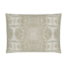 Trees Putty luxury decorative pillow featuring an abstract organic pattern in warm neutral tones, handcrafted in England for luxury living rooms, designer-curated interiors, modern traditional homes, and layered interior design projects.
