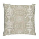 Trees Putty luxury decorative pillow featuring an abstract organic pattern in warm neutral tones, handcrafted in England for luxury living rooms, designer-curated interiors, modern traditional homes, and layered interior design projects.