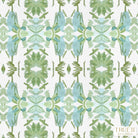 Wildflowers I Sage Green & Blue Wallpaper - Truett Designs