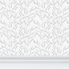 Botanic Platinum Luxury Wallpaper - Truett Designs