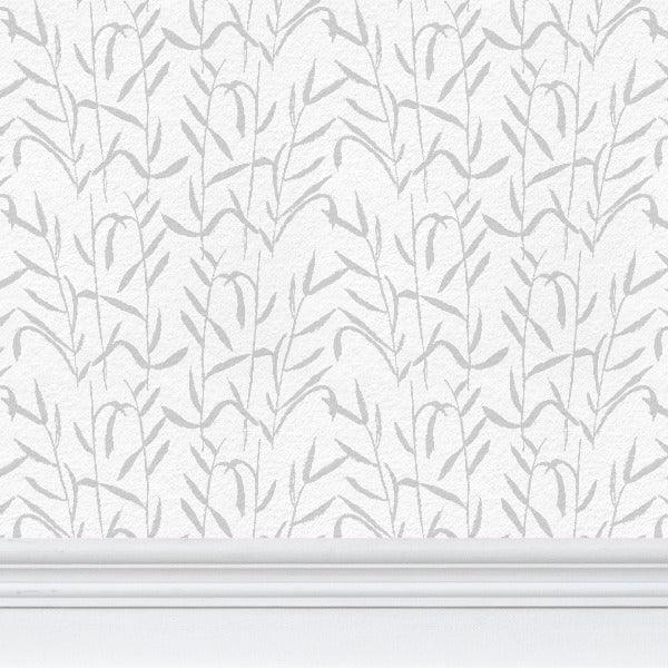 Botanic Platinum Luxury Wallpaper - Truett Designs