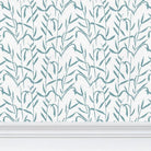 Botanic Teal Luxury Wallpaper - Truett Designs